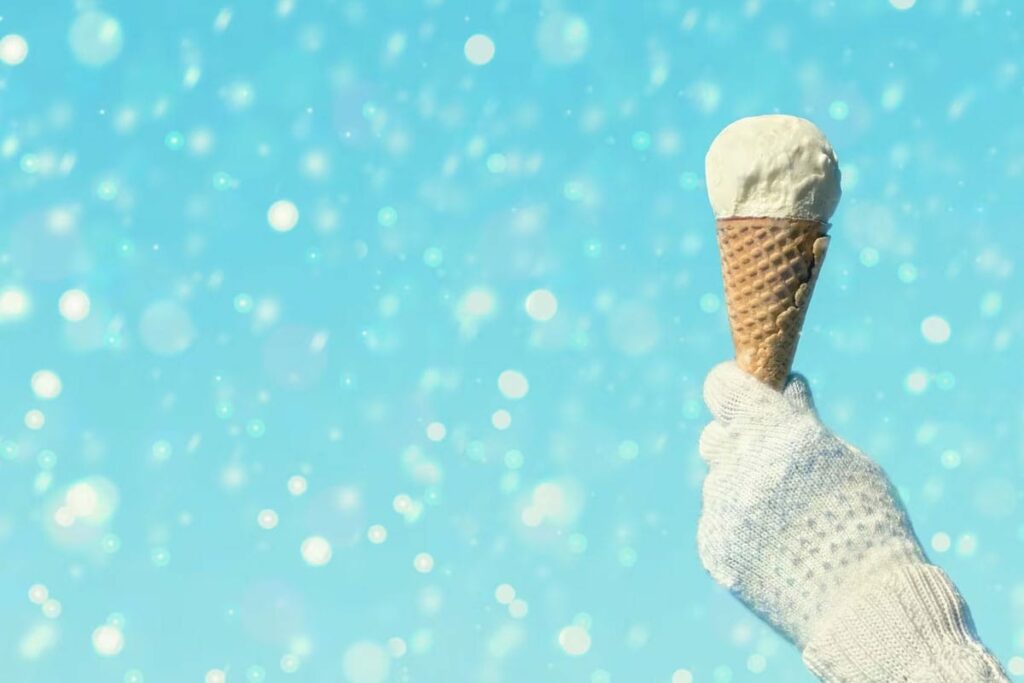 Winter Ice Cream Sales