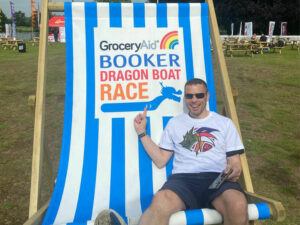 The ShopMate Team take on the Dragon Boat Race