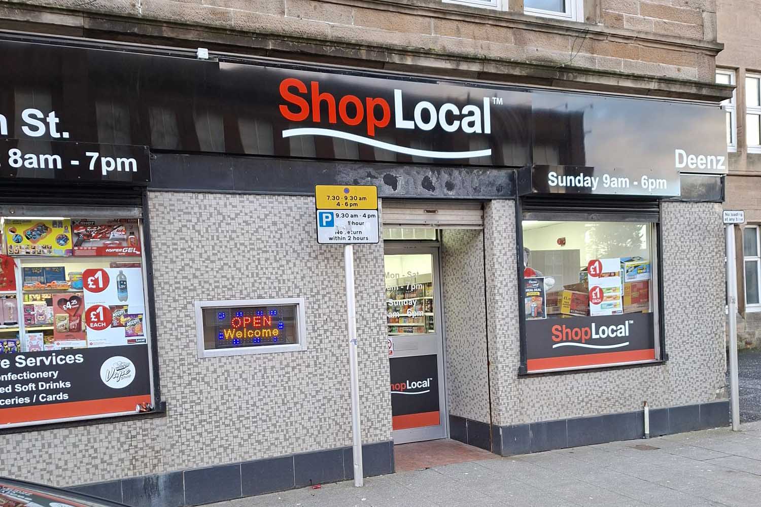Shop Local Bellshill Storefront