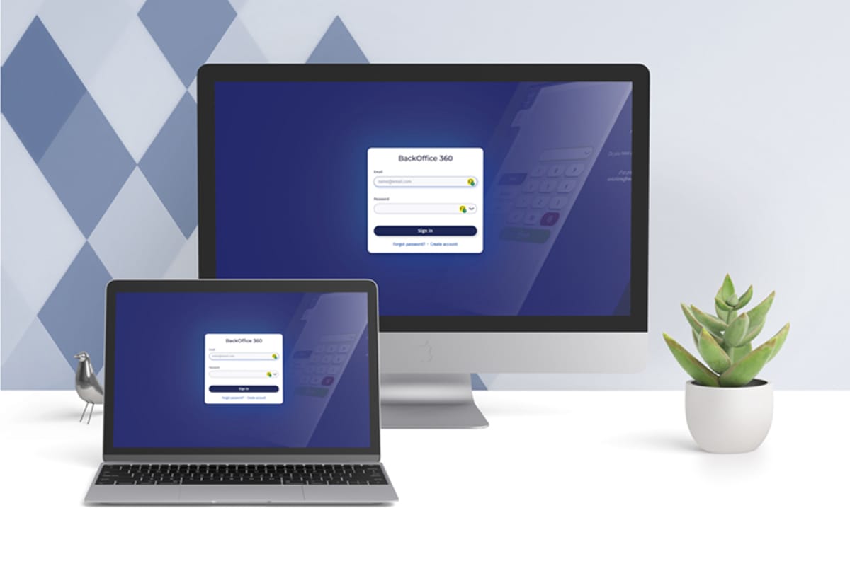 BackOffice 360 Featured Image on the loging page