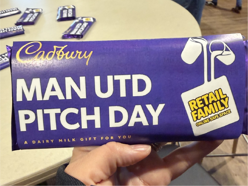 Mnhester United Cadbury Pitch Day experience